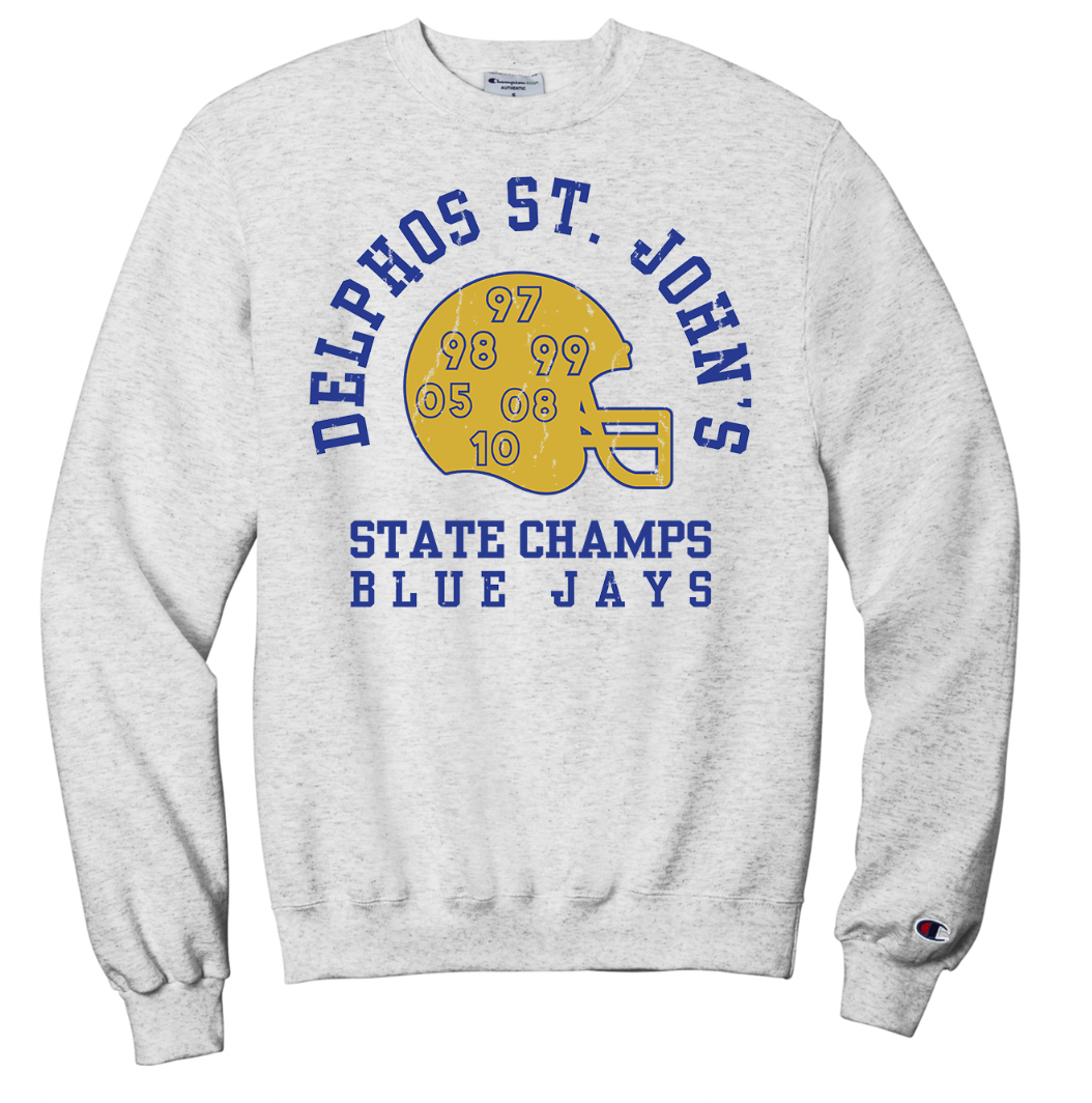 Delphos St. John's Vintage Distressed State Champion Football