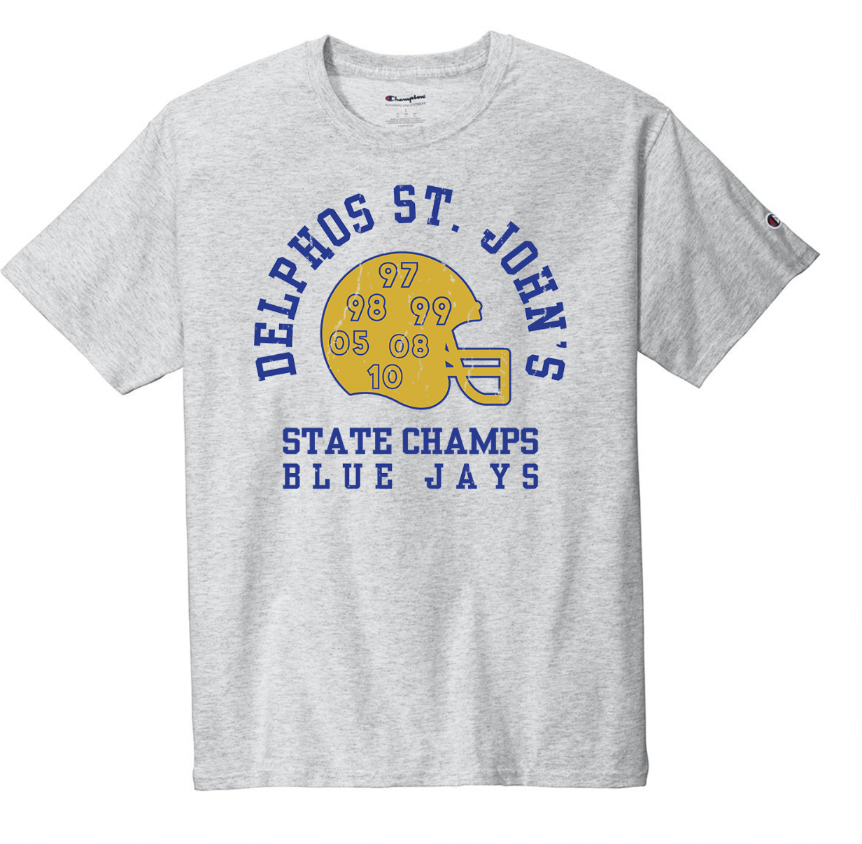 Delphos St. John's Vintage Distressed State Champion Football