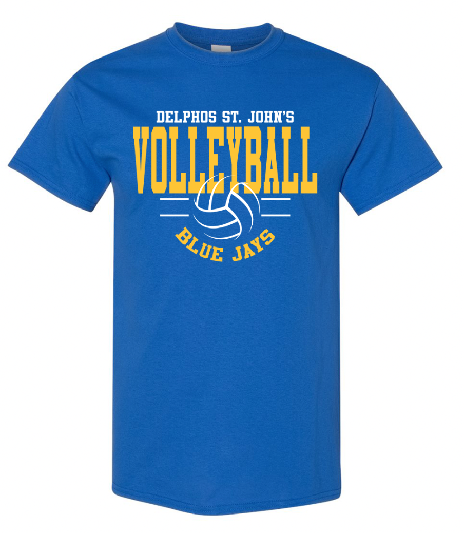 Delphos St. John's Girls Volleyball T-Shirt