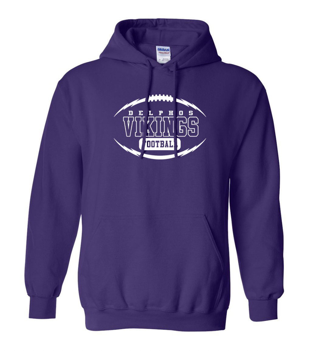 Vikings Football Tee/Crew/Hoodie