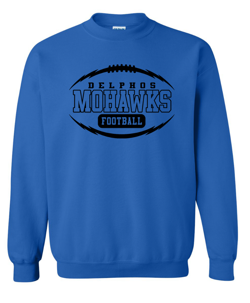 Mohawks Football Tee/Crew/Hoodie