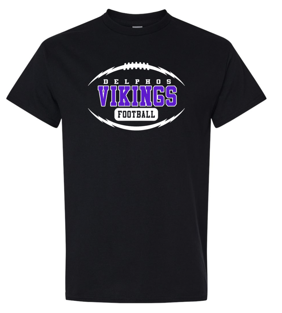 Vikings Football Tee/Crew/Hoodie
