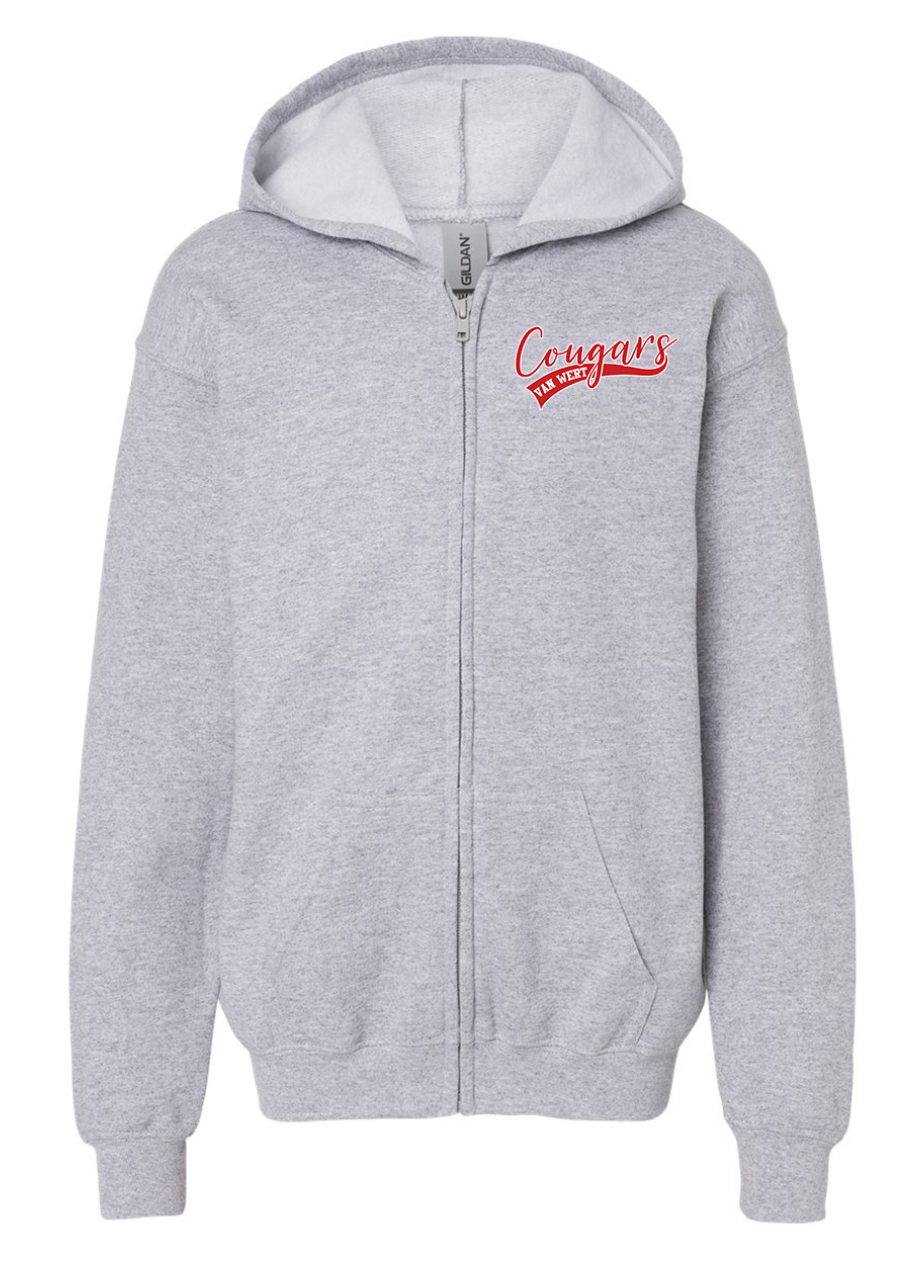 Youth Van Wert Full Zip Sweatshirt