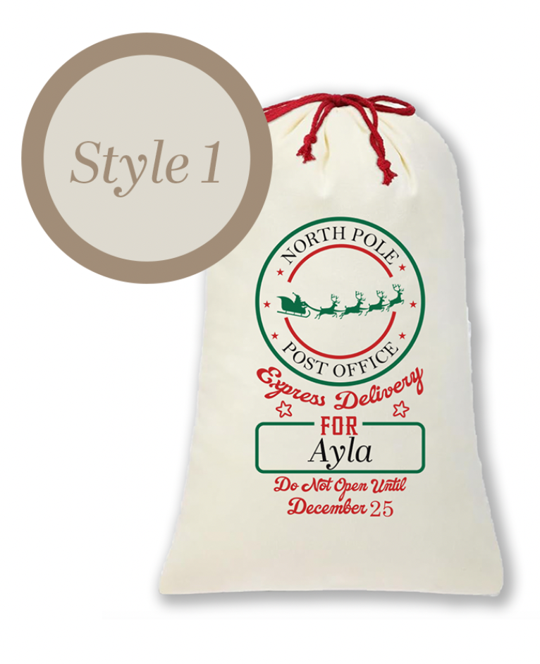 Personalized Santa Sack