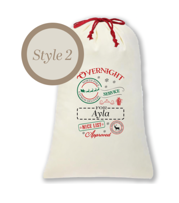 Personalized Santa Sack