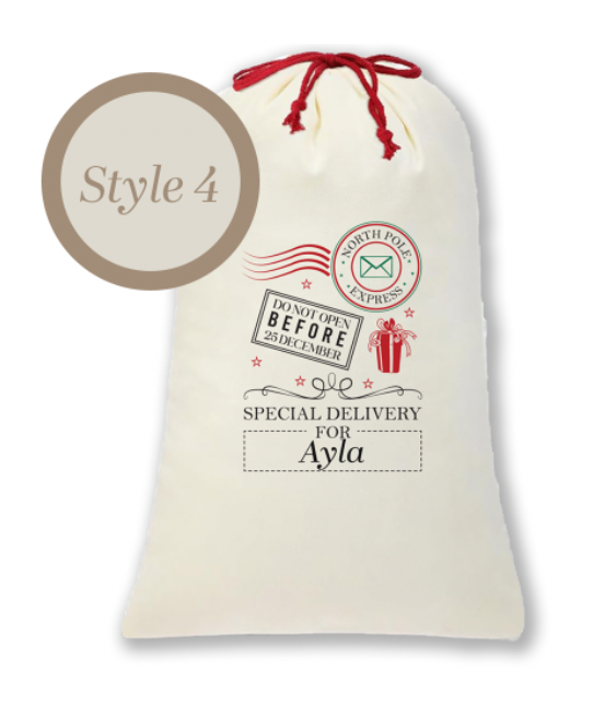 Personalized Santa Sack