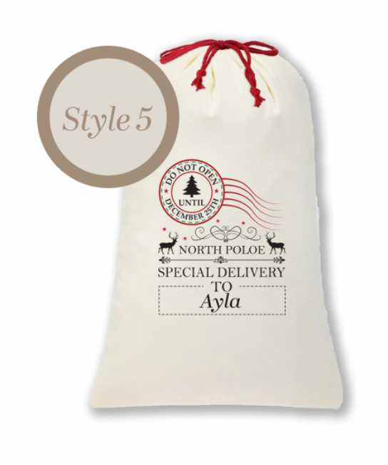 Personalized Santa Sack