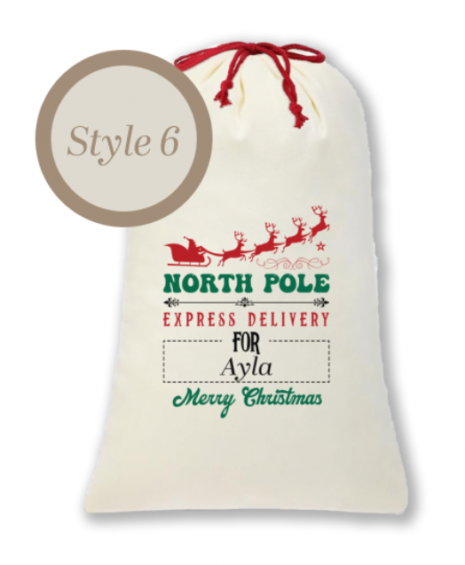Personalized Santa Sack