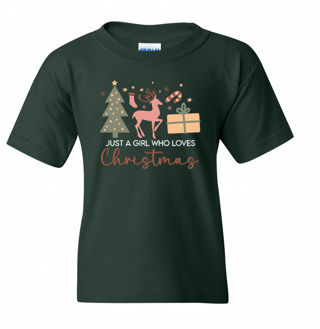 Just A Girl Who Loves Christmas T-Shirt