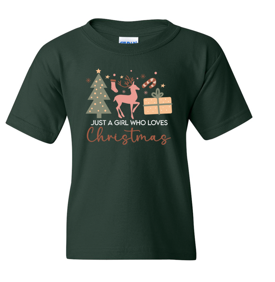 Just A Girl Who Loves Christmas T-Shirt