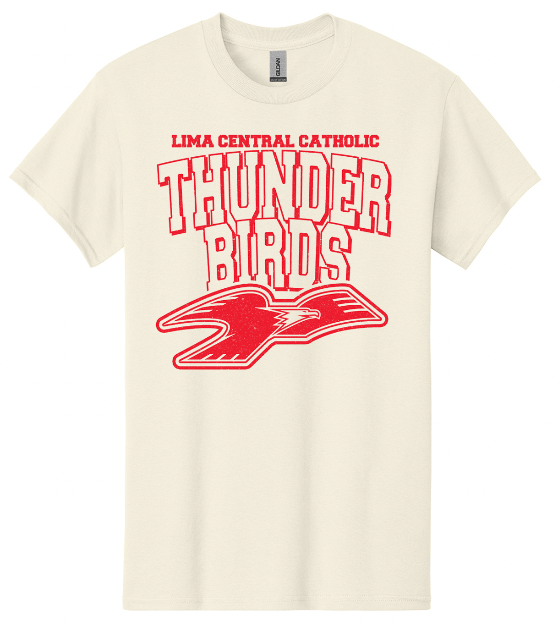 LCC Thunderbirds on Natural T-Shirt
