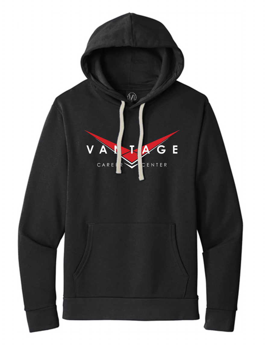 Vintage Style Vantage Career Center Adult Pullover Hoodie
