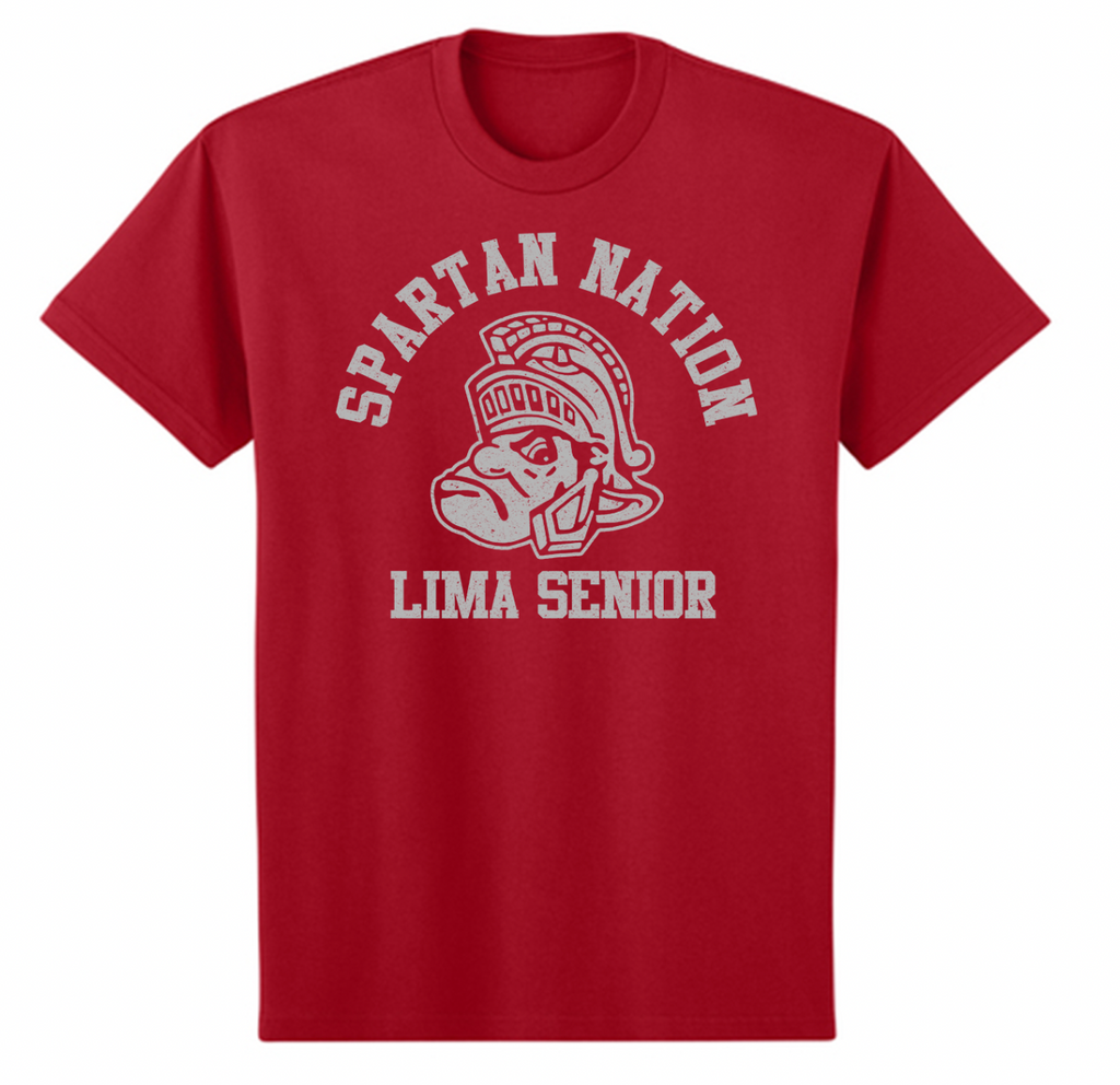 Distressed Spartan Lima Senior Infant/Toddler/Youth/Adult T-Shirt