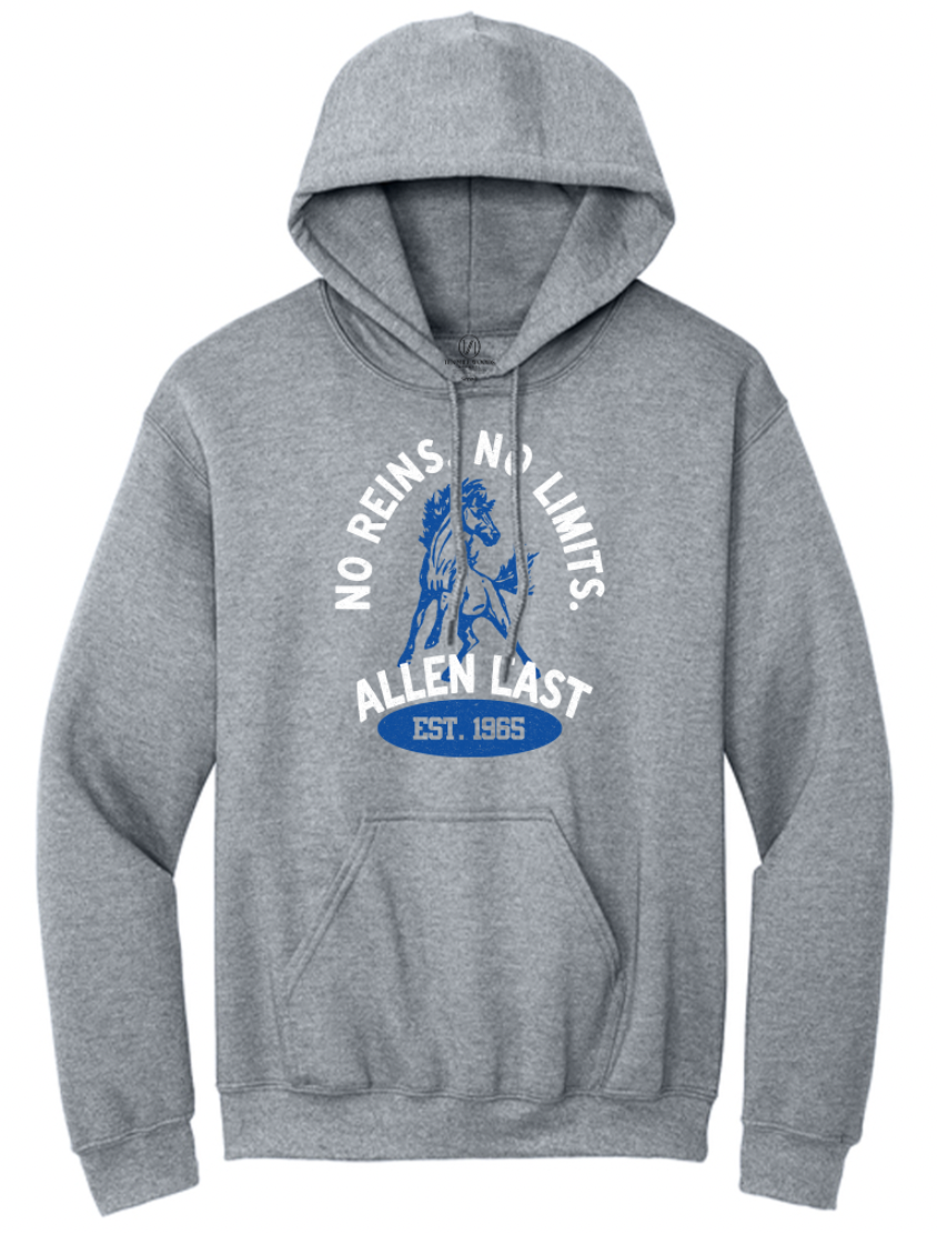 No Reins. No Limits. Youth/Adult Hoodie