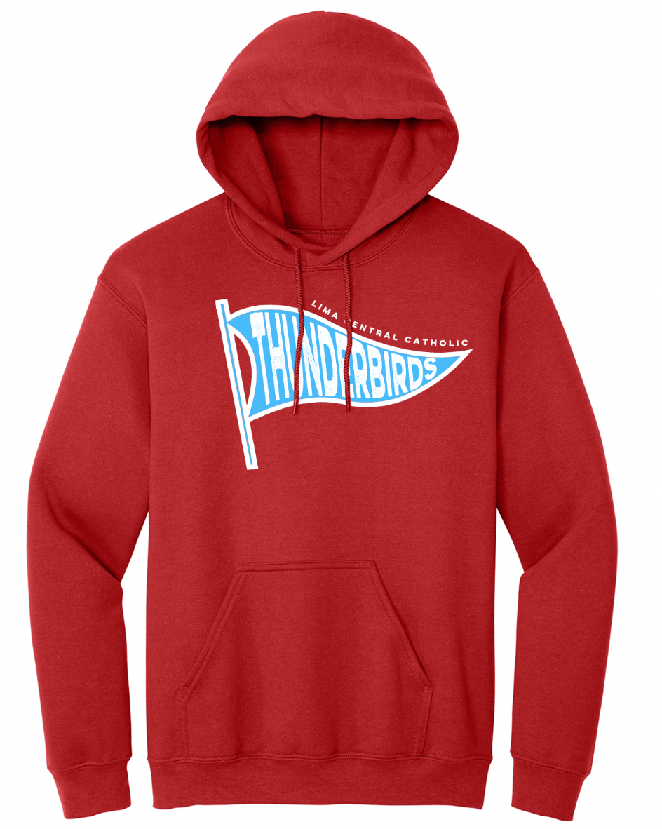 Thunderbird Pennant Youth/Adult Hoodie