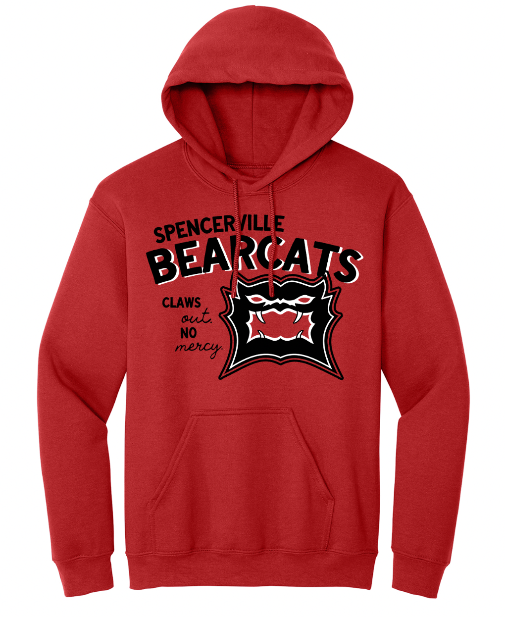 Claws out. No Mercy. Youth/Adult Hoodie