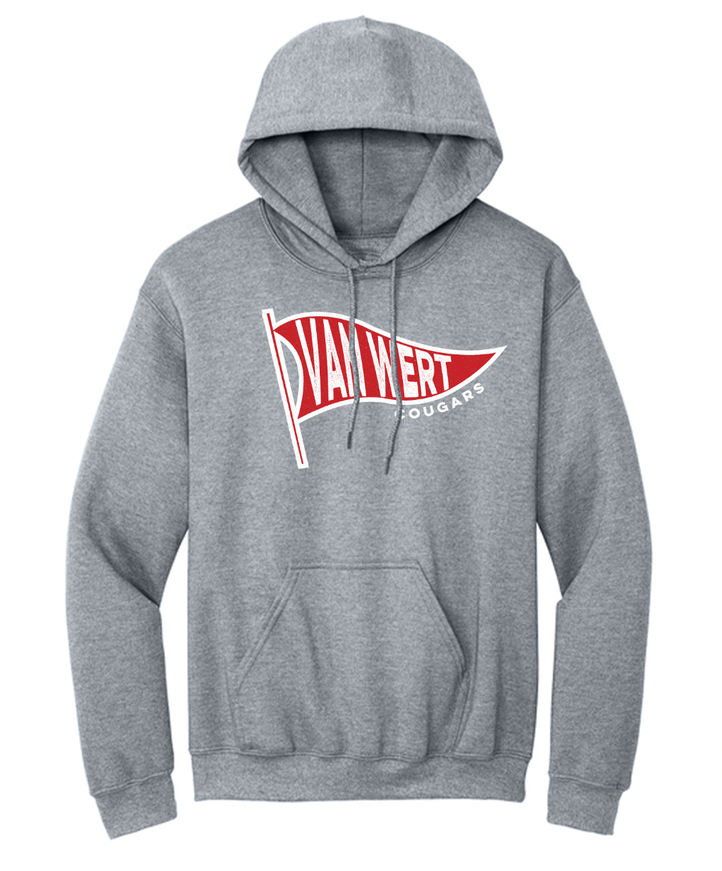 Van Wert Pennant Youth/Adult Hoodie