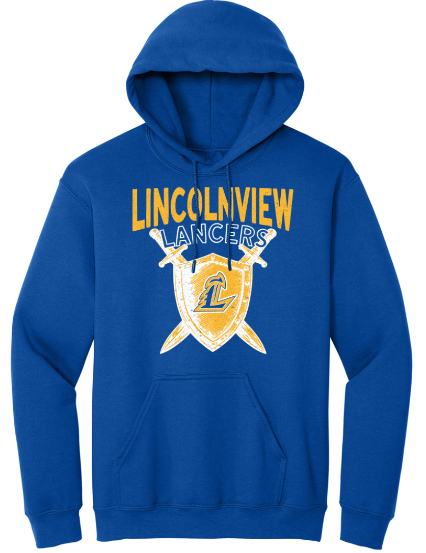Lincolnview Shield Youth/Adult Hoodie