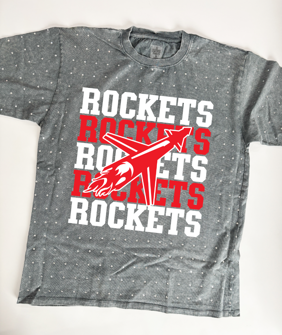 Youth Rhinestone Oversize Tee