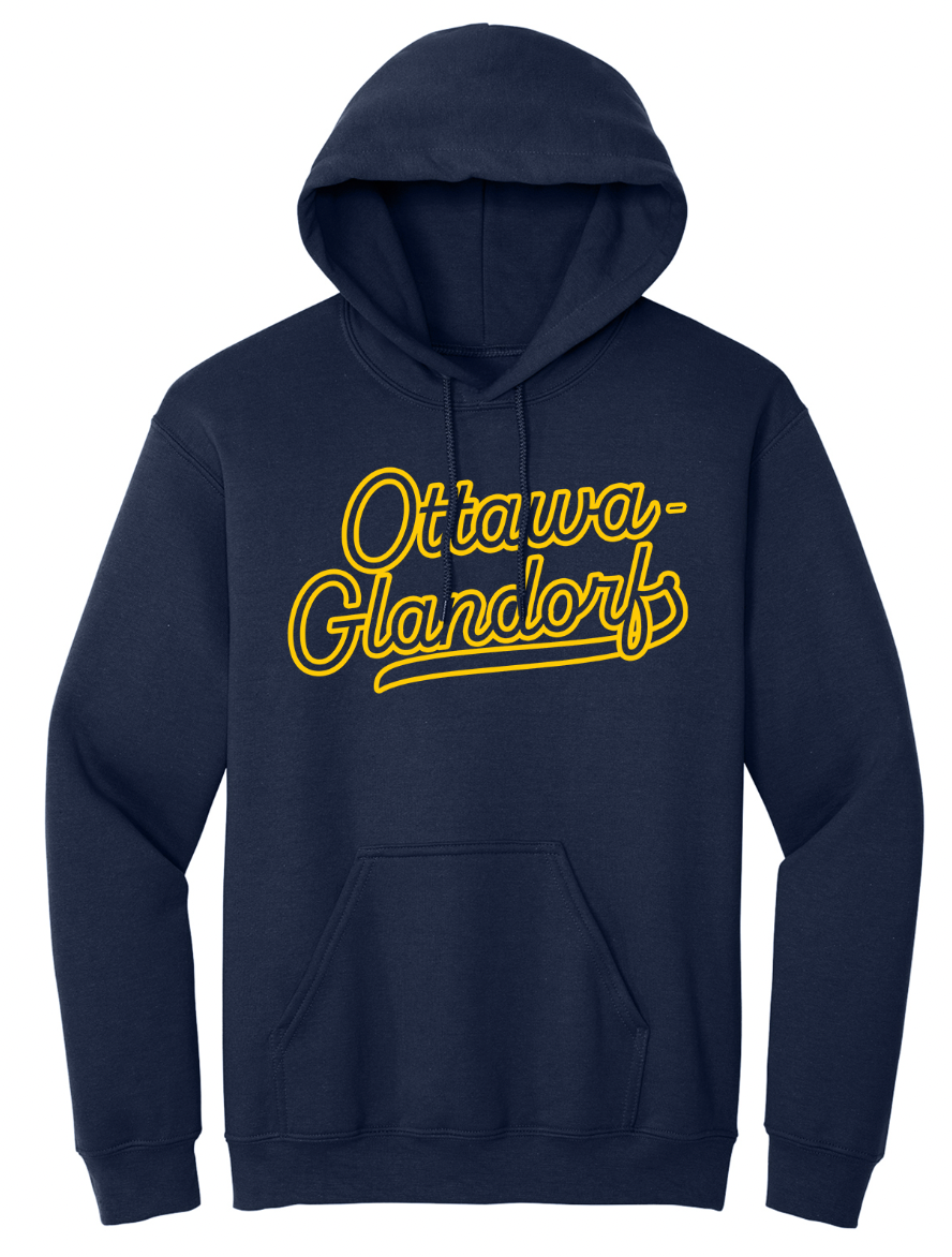 Ottawa-Glandorf Neon Lights Youth/Adult Hoodie