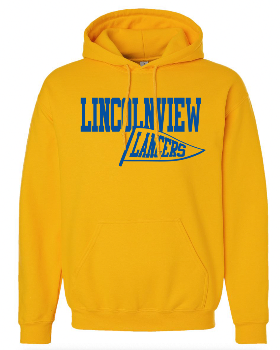 Lincolnview Flag Youth/Adult Hoodie
