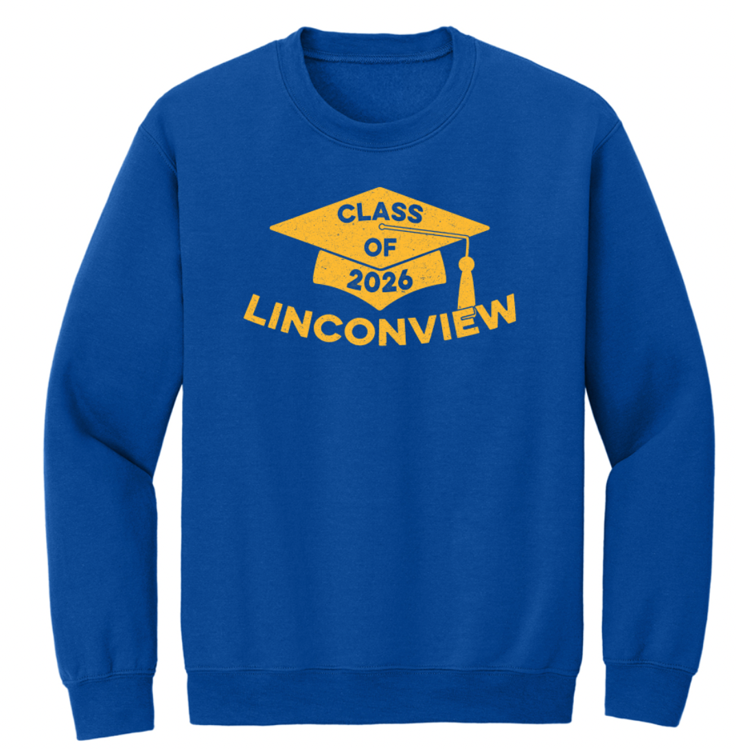 Lincolnview Senior Class of 2026 Adult Tee/Crew/Hoodie