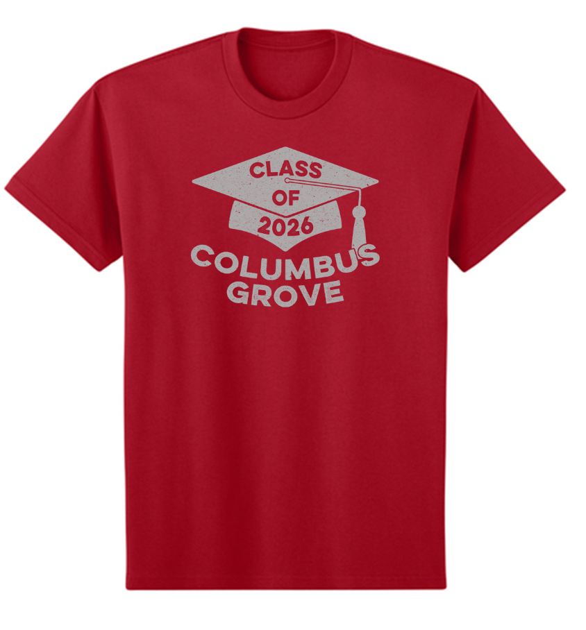 Columbus Grove Class of 2026 Adult Tee/Crew/Hoodie