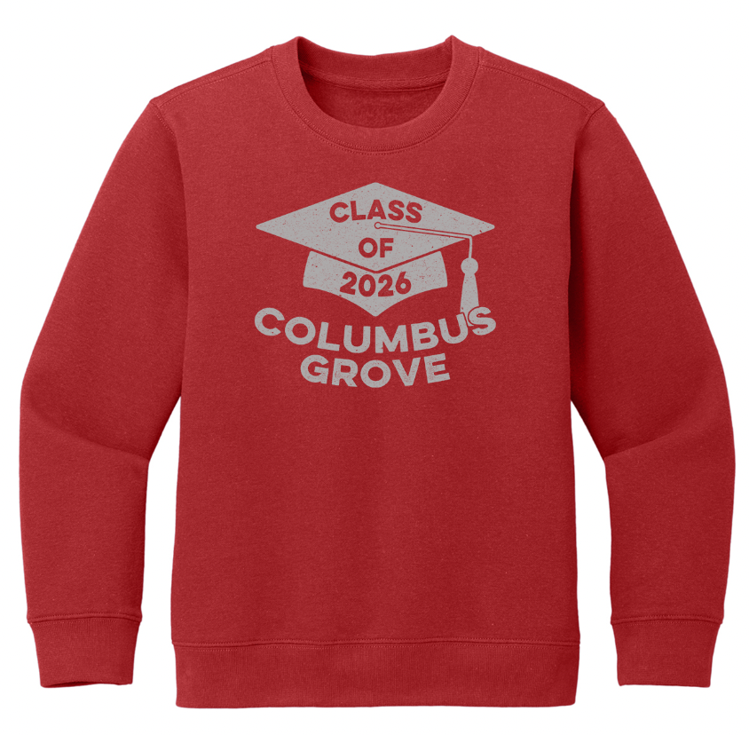 Columbus Grove Class of 2026 Adult Tee/Crew/Hoodie