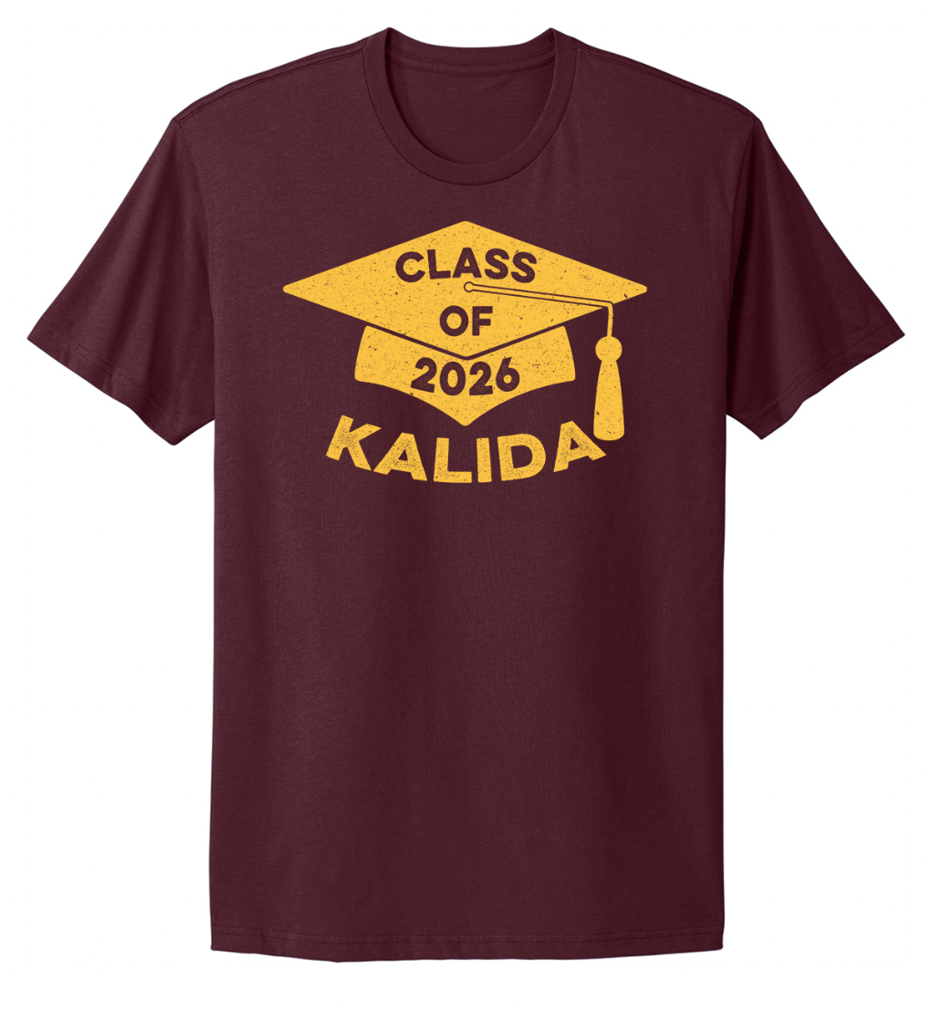 Kalida Class of 2026 Adult Tee/Crew/Hoodie