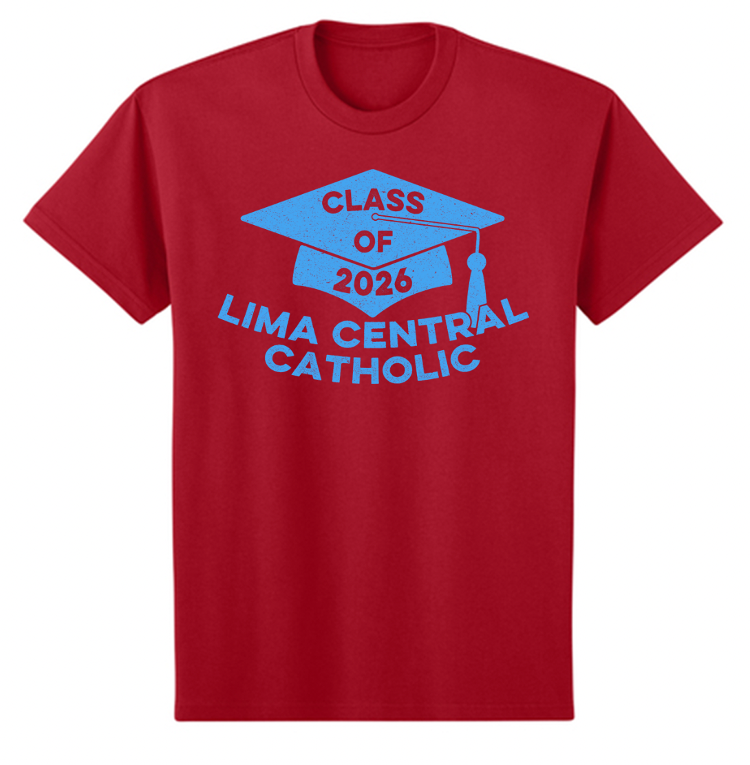Lima Central Catholic Class of 2026 Adult Tee/Crew/Hoodie