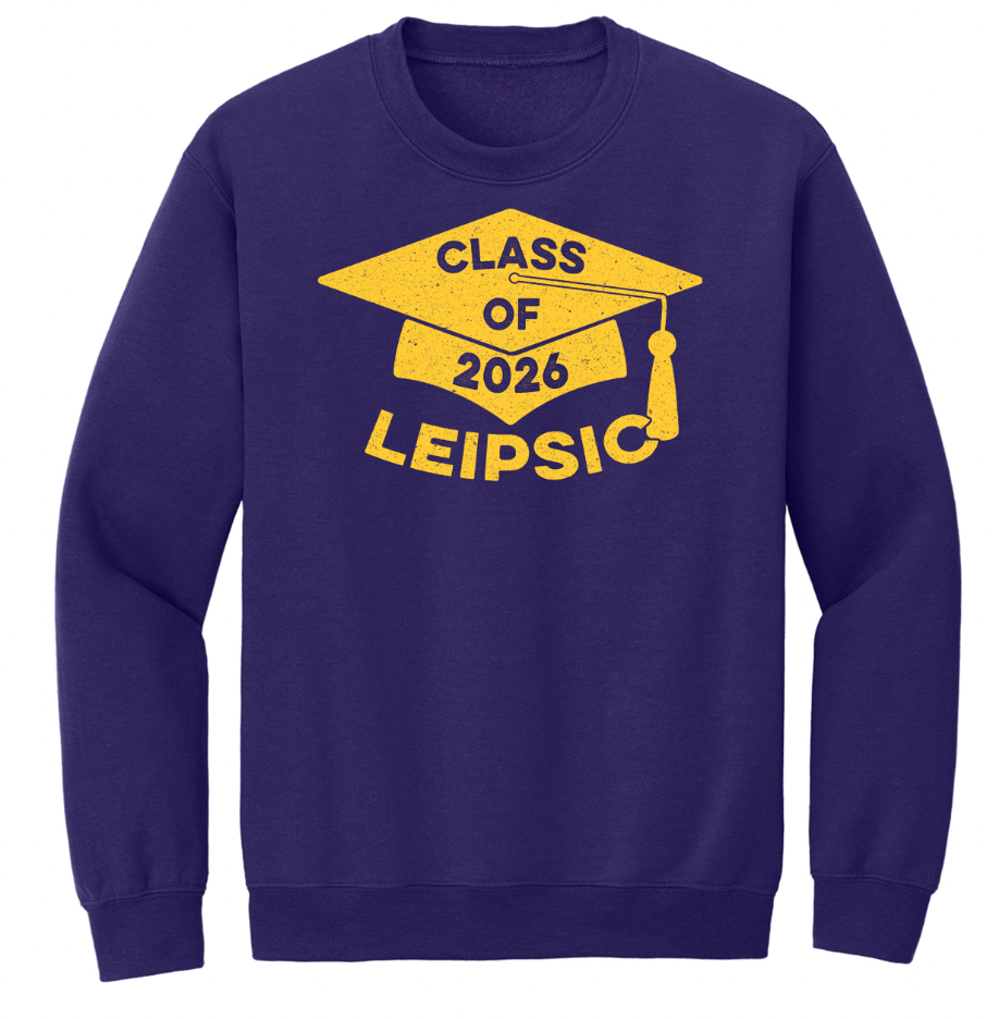 Leipsic Class of 2026 Adult Tee/Crew/Hoodie