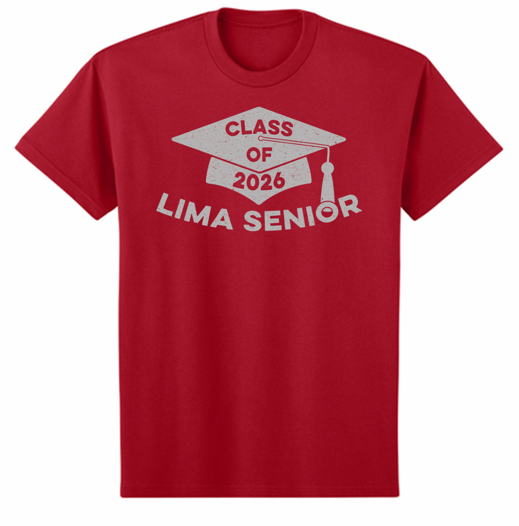 Lima Senior Class of 2026 Adult Tee/Crew/Hoodie