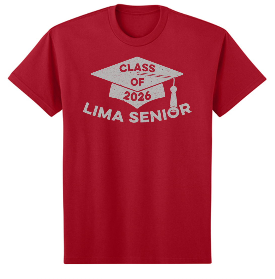 Lima Senior Class of 2026 Adult Tee/Crew/Hoodie