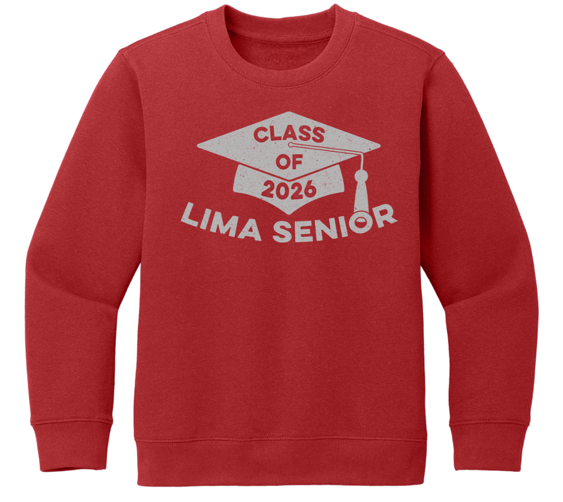 Lima Senior Class of 2026 Adult Tee/Crew/Hoodie