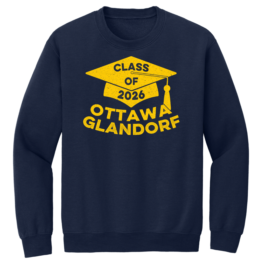 Ottawa-Glandorf Senior Class of 2026 Adult Tee/Crew/Hoodie