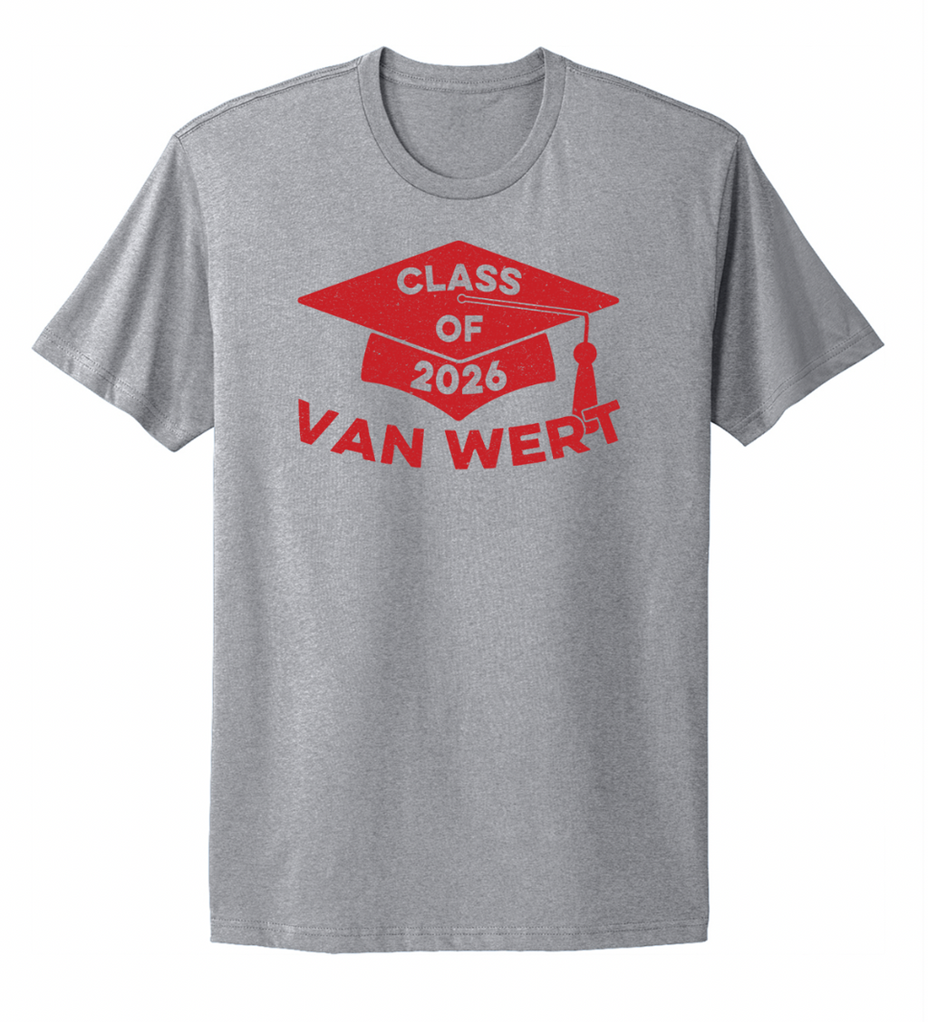 Van Wert Senior Class of 2026 Adult Tee/Crew/Hoodie