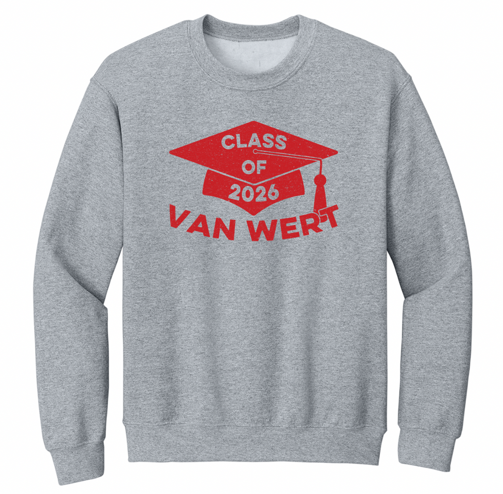 Van Wert Senior Class of 2026 Adult Tee/Crew/Hoodie