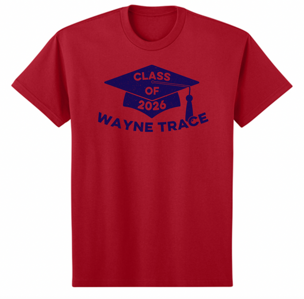 Wayne Trace Senior Class of 2026 Adult Tee/Crew/Hoodie