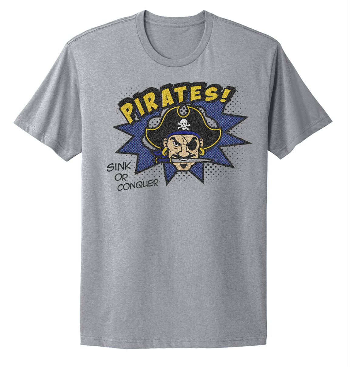 Continental Pirate Comic Infant/Toddler/Youth/Adult T-Shirt