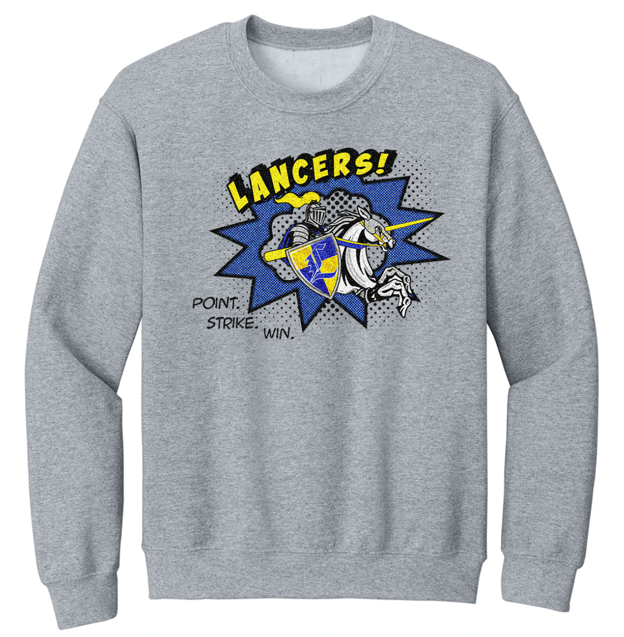 Lincolnview Lancer Comic Youth/Adult Crew