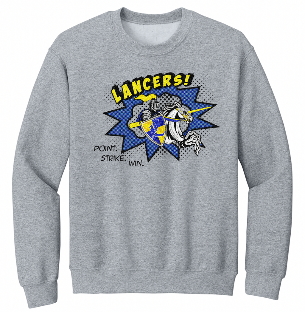Lincolnview Lancer Comic Youth/Adult Crew