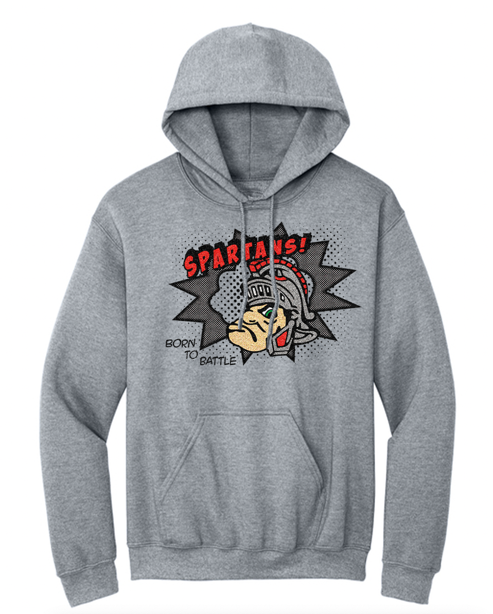Lima Senior Spartan Comic Youth/Adult Hoodie