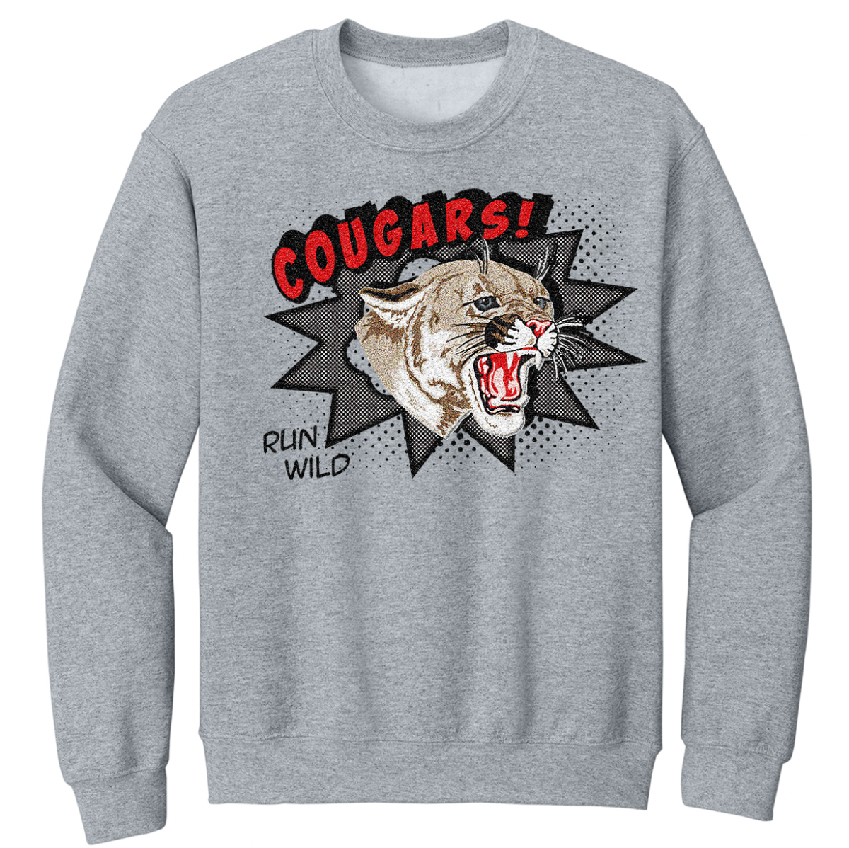 Van Wert Cougar Comic Youth/Adult Crew