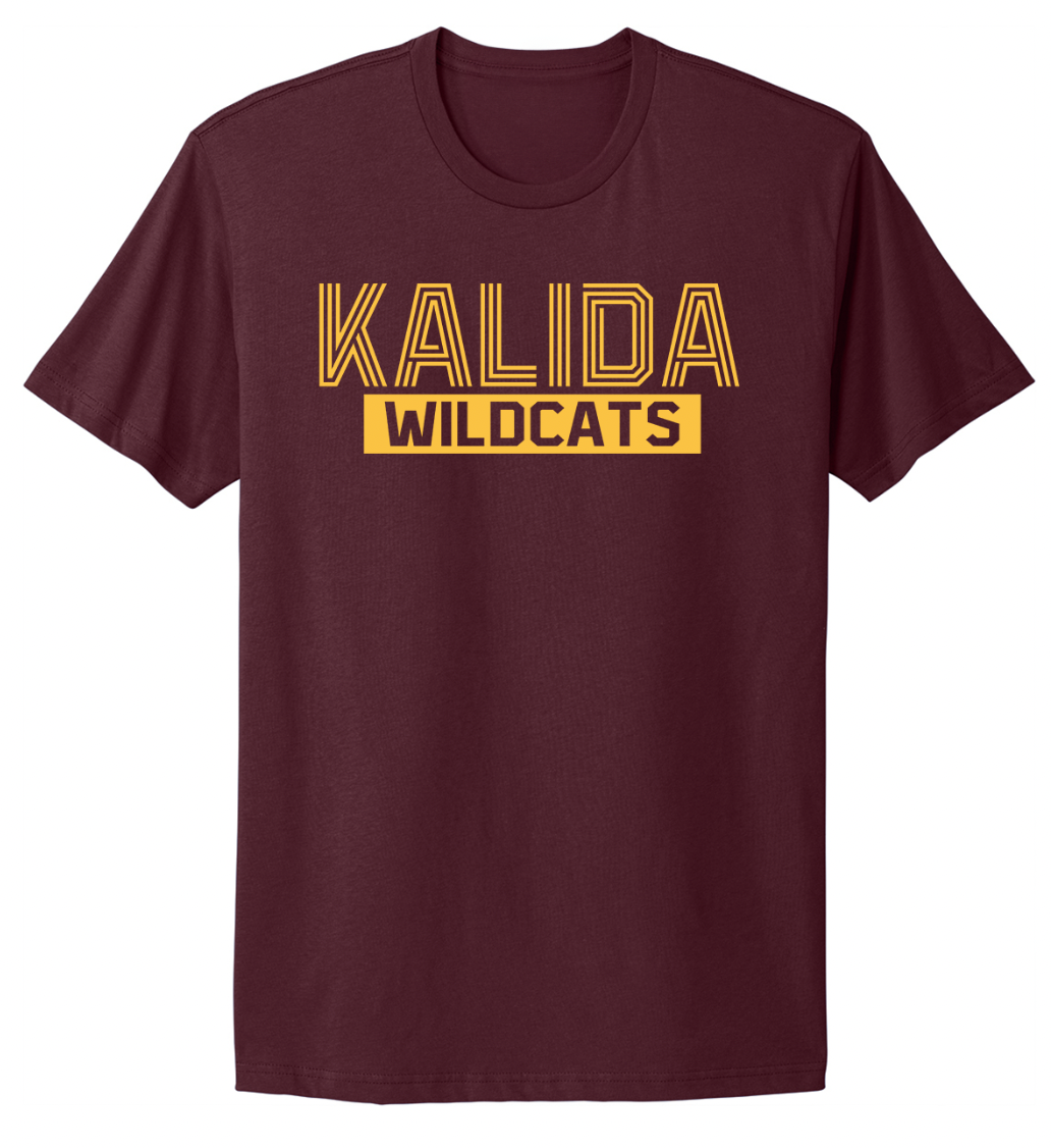 Kalida Striped Font Infant/Toddler/Youth/Adult T-Shirt