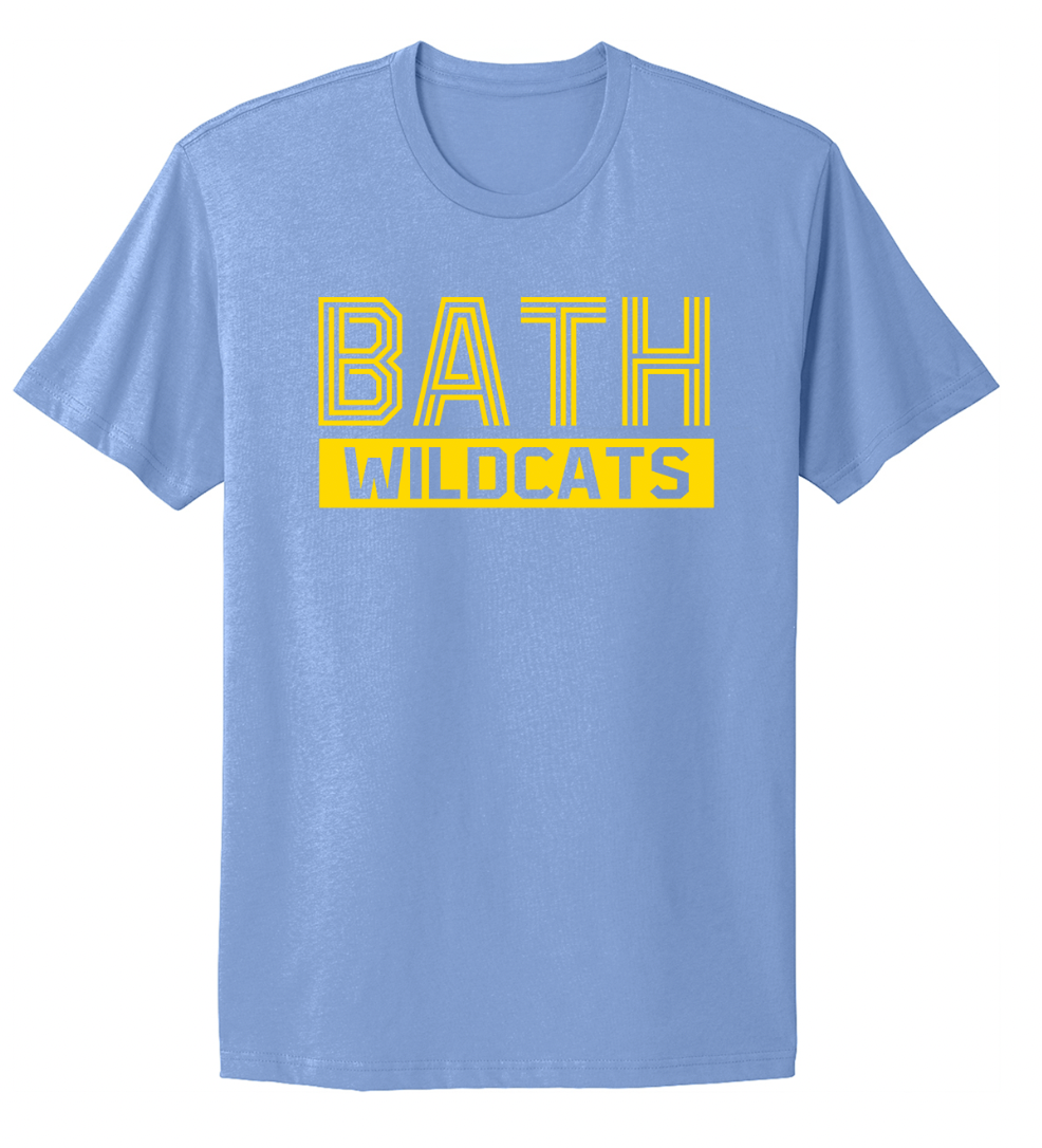 Bath Striped Font Infant/Toddler/Youth/Adult T-Shirt