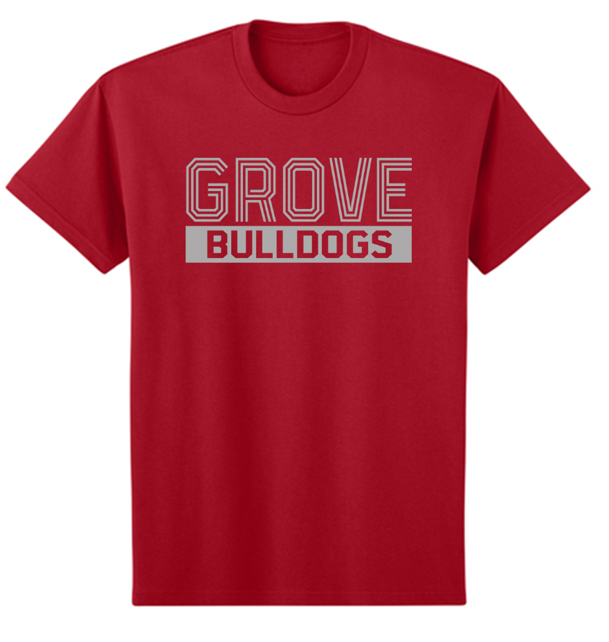 Columbus Grove Striped Font Infant/Toddler/Youth/Adult T-Shirt