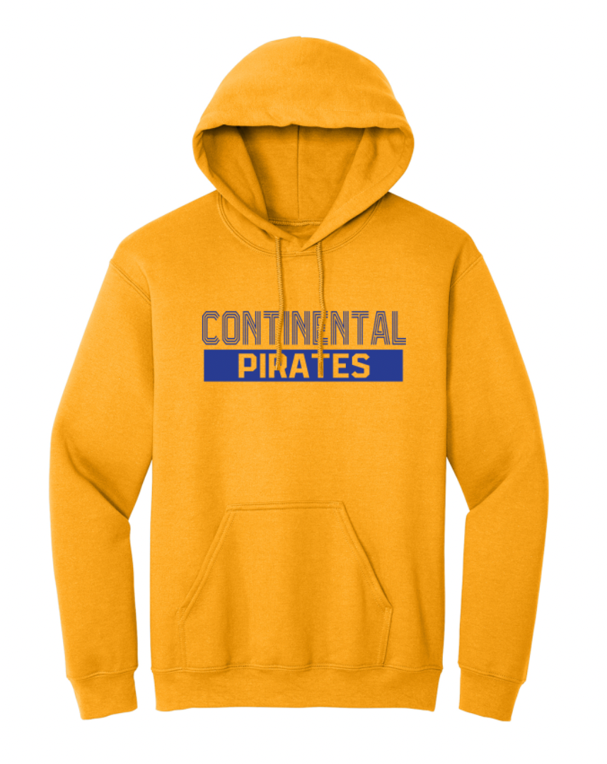 Continental Striped Font Youth/Adult Hoodie