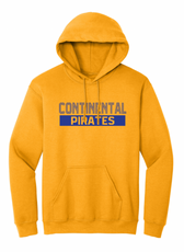 Continental Striped Font Youth/Adult Hoodie