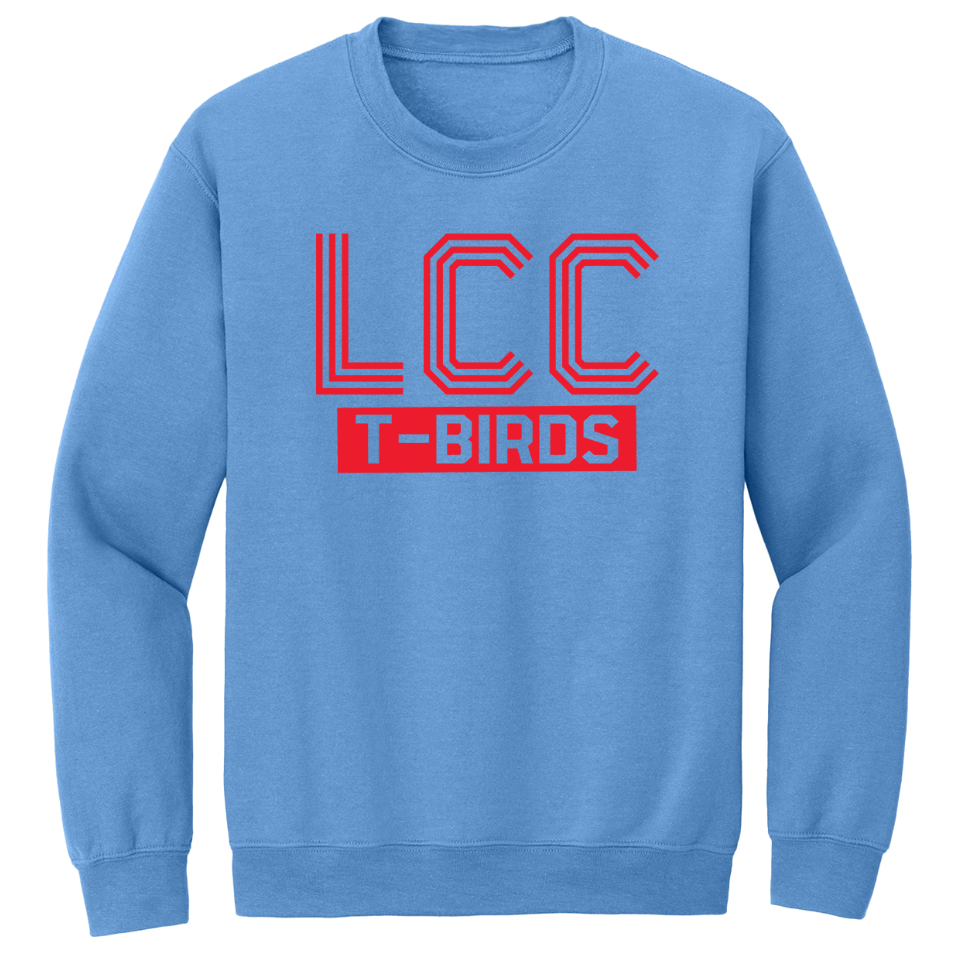 LCC Striped Font Youth/Adult Crew