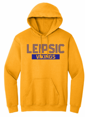 Leipsic Striped Font Youth/Adult Hoodie